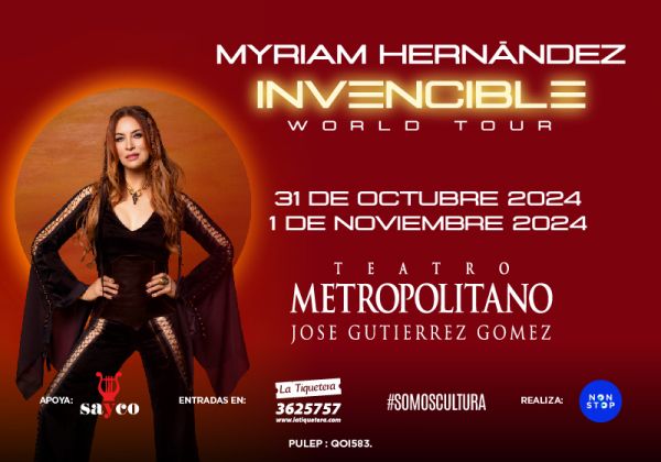 MYRIAM HERNÁNDEZ INVENCIBLE WORLD TOUR 2024 - MEDELLÍN