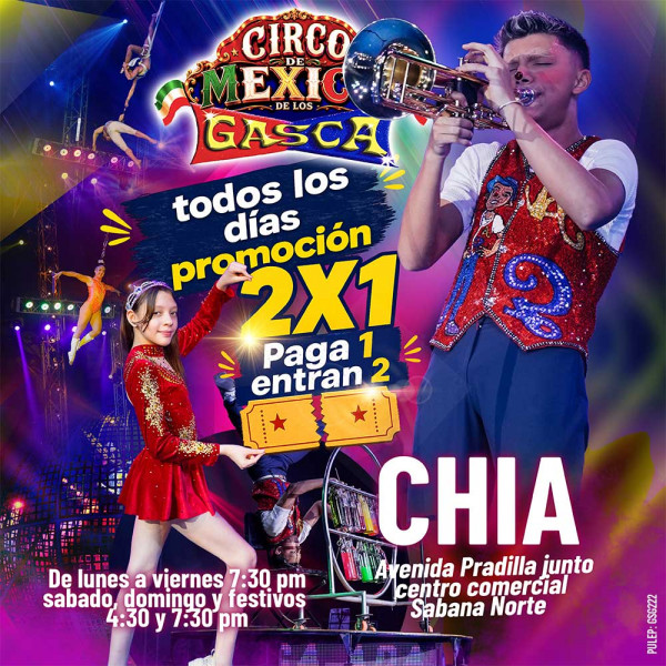 Circo de México de los hermanos Gasca en Chía Circo de México de los hermanos Gasca en Chía