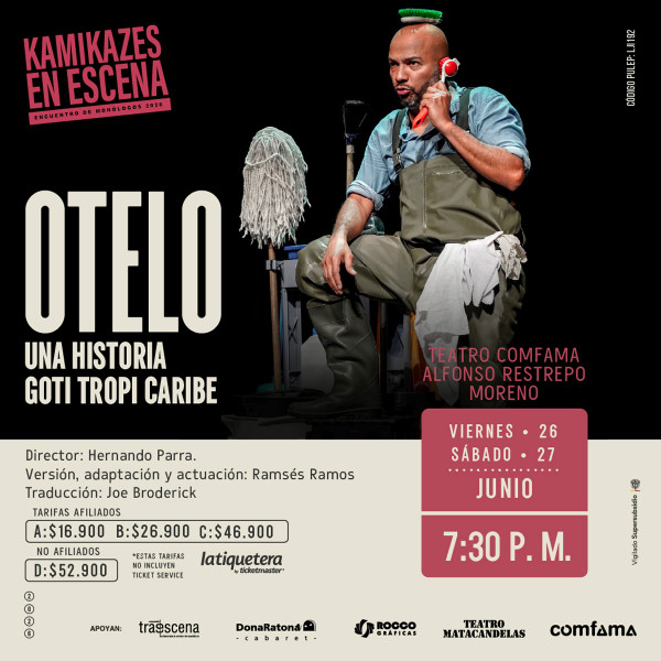 Otelo una historia goti tropi caribe en Medellín Otelo una historia goti tropi caribe en Medellín
