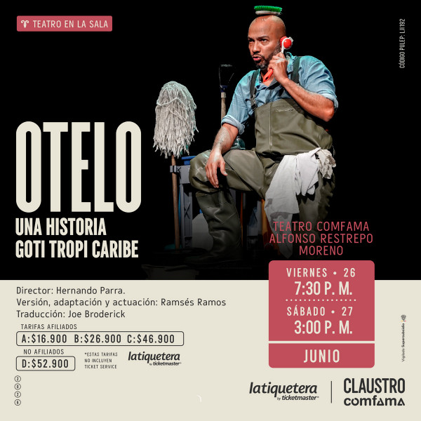Otelo una historia goti tropi caribe en Medellín Otelo una historia goti tropi caribe en Medellín
