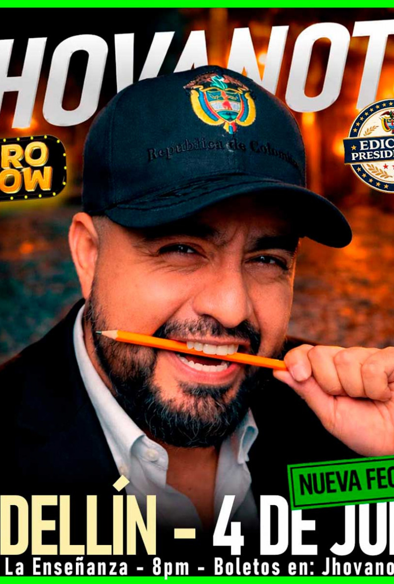 "Puro Show" de Jhovanoty: Edición Presidencial en Medellín "Puro Show" de Jhovanoty: Edición Presidencial en Medellín