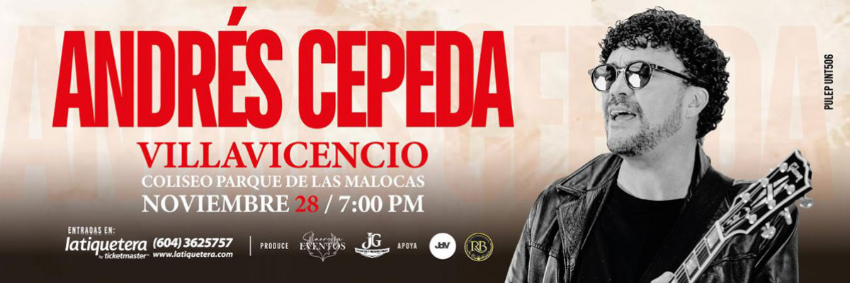 Andrés Cepeda en Villavicencio Andrés Cepeda en Villavicencio
