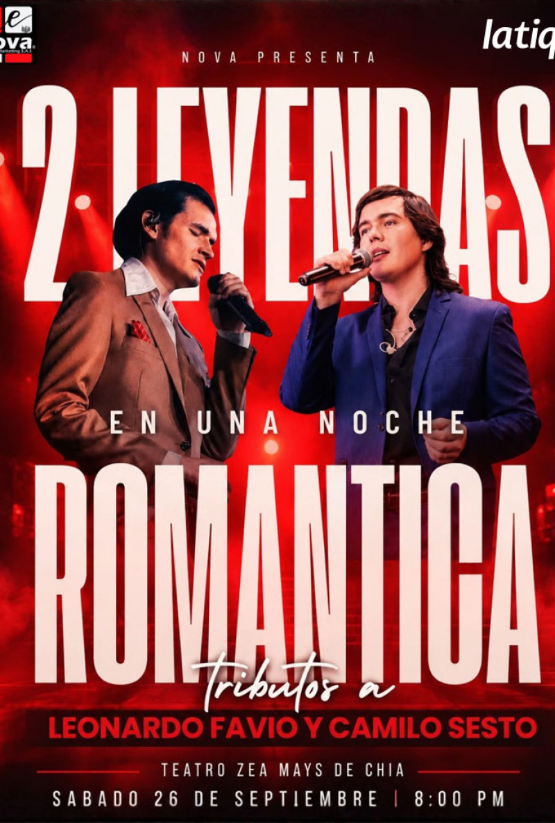 2 leyendas en una noche romántica en Chía 2 leyendas en una noche romántica en Chía