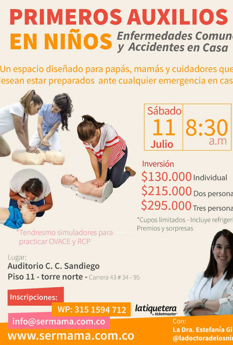 Primeros auxilios en niños: Enfermedades comunes y accidentes en casa Primeros auxilios en niños: Enfermedades comunes y accidentes en casa