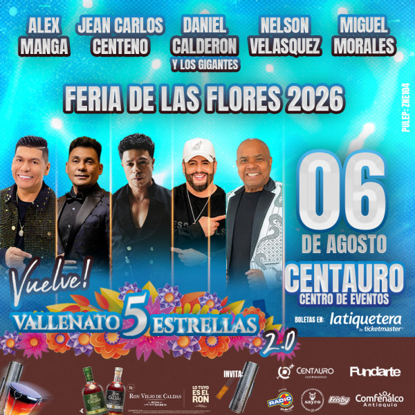 Vallenato 5 Estrellas - Envigado Vallenato 5 Estrellas - Envigado