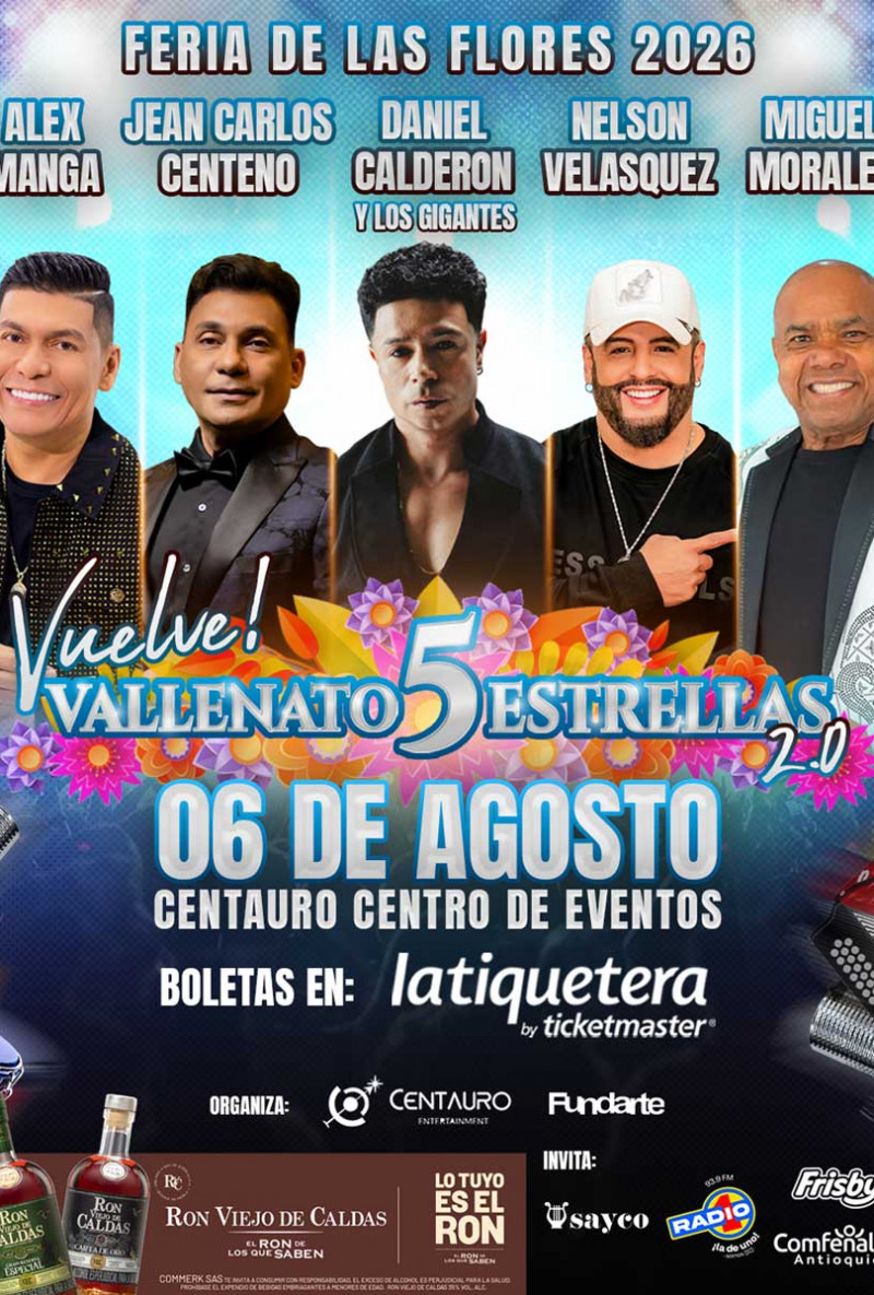 Vallenato 5 Estrellas - Envigado Vallenato 5 Estrellas - Envigado