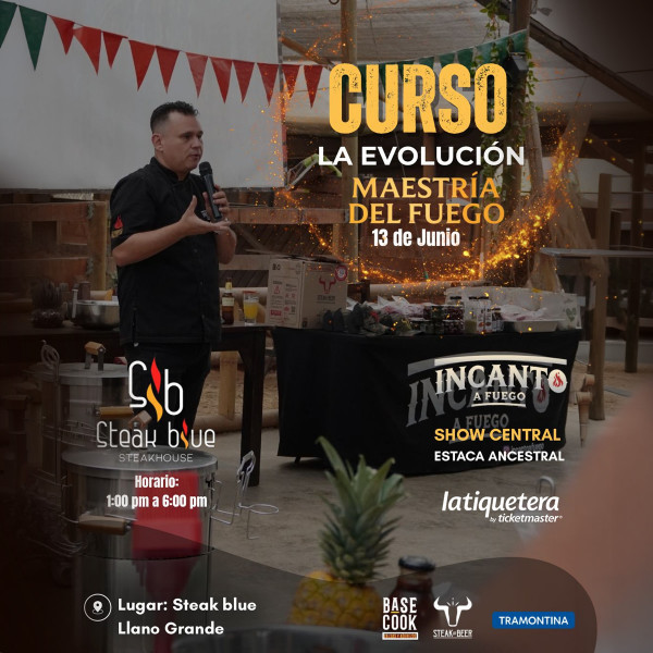 Curso de asado maestria del fuego Curso de asado maestria del fuego