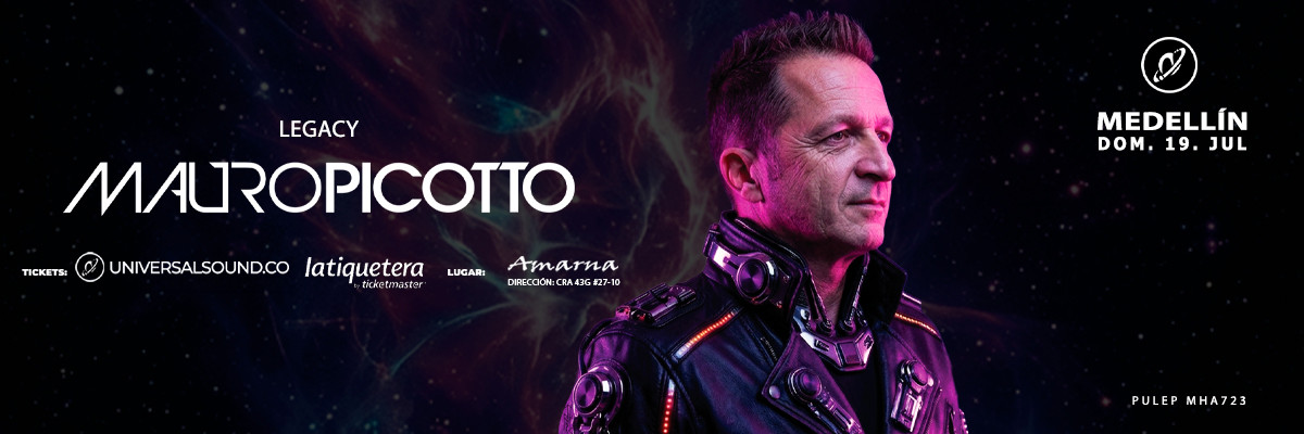 Legacy - Mauro Picotto en Medellín Legacy - Mauro Picotto en Medellín