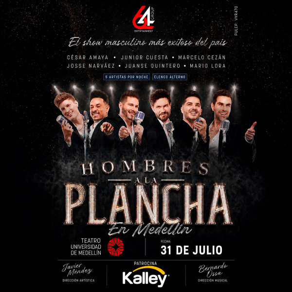 Hombres a la plancha en Medellín Hombres a la plancha en Medellín