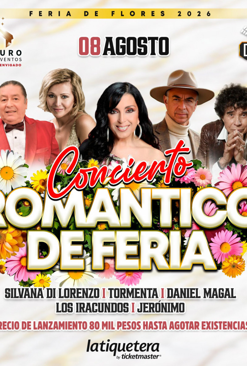 Concierto romántico de Feria - Envigado Concierto romántico de Feria - Envigado