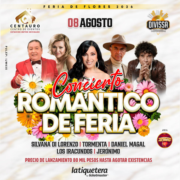 Concierto romántico de Feria - Envigado Concierto romántico de Feria - Envigado