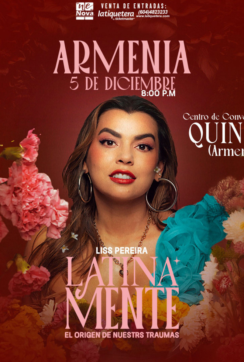"Latinamente" Liss Pereira en Armenia "Latinamente" Liss Pereira en Armenia