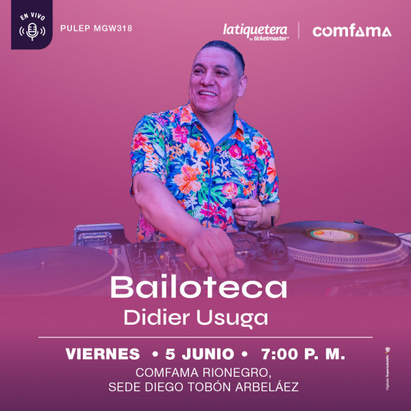 ¡Bailoteca con Didier Usuga! ¡Bailoteca con Didier Usuga!