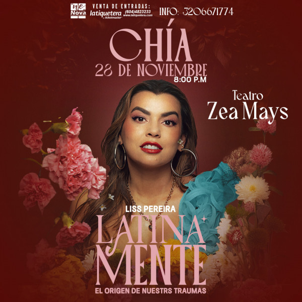 "Latinamente" Liss Pereira en Chía "Latinamente" Liss Pereira en Chía
