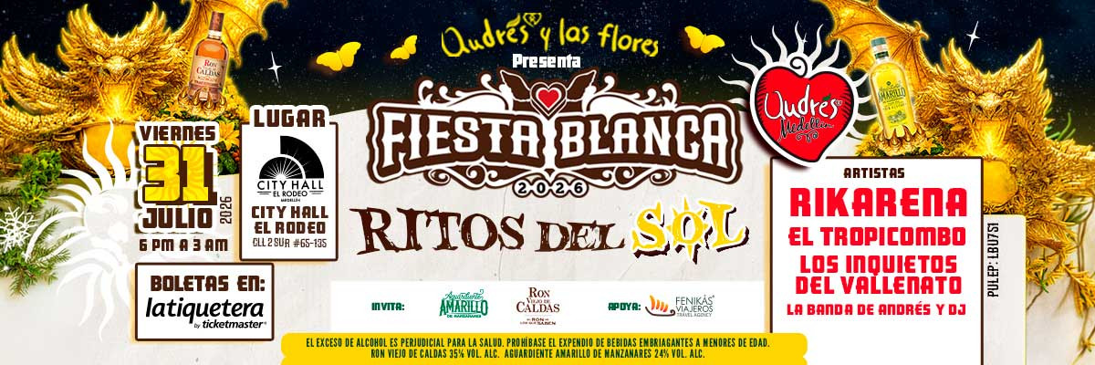 Fiesta blanca presenta: Ritos del sol Fiesta blanca presenta: Ritos del sol