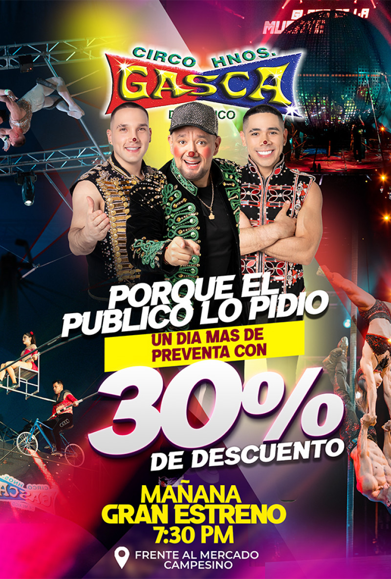 Circo Hermanos Gasca en Bucaramanga Circo Hermanos Gasca en Bucaramanga