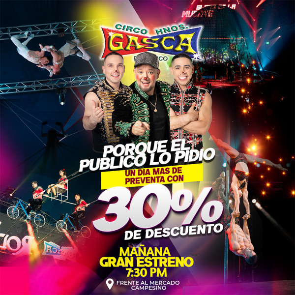 Circo Hermanos Gasca en Bucaramanga Circo Hermanos Gasca en Bucaramanga