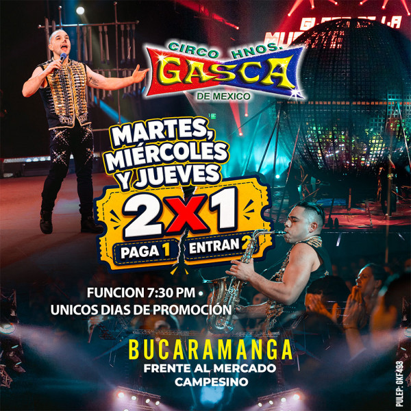 Circo Hermanos Gasca en Bucaramanga Circo Hermanos Gasca en Bucaramanga