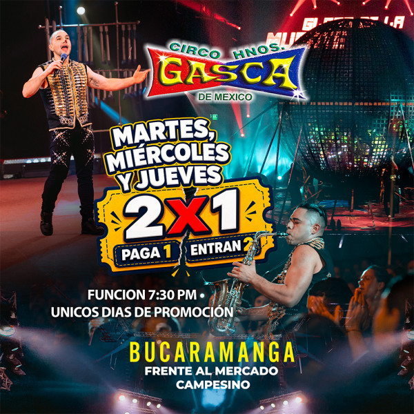 Circo Hermanos Gasca en Bucaramanga Circo Hermanos Gasca en Bucaramanga