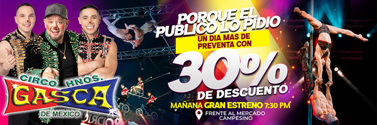 Circo Hermanos Gasca en Bucaramanga Circo Hermanos Gasca en Bucaramanga