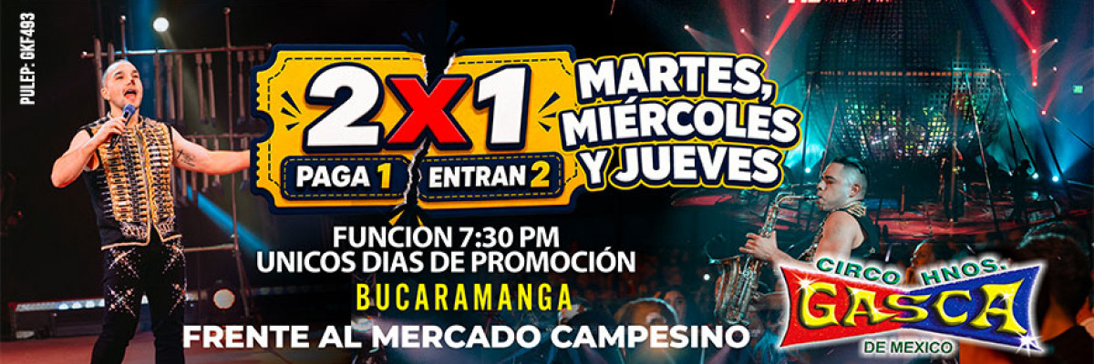 Circo Hermanos Gasca en Bucaramanga Circo Hermanos Gasca en Bucaramanga