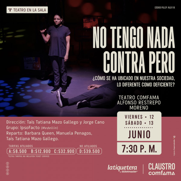 No tengo nada contra pero… No tengo nada contra pero…