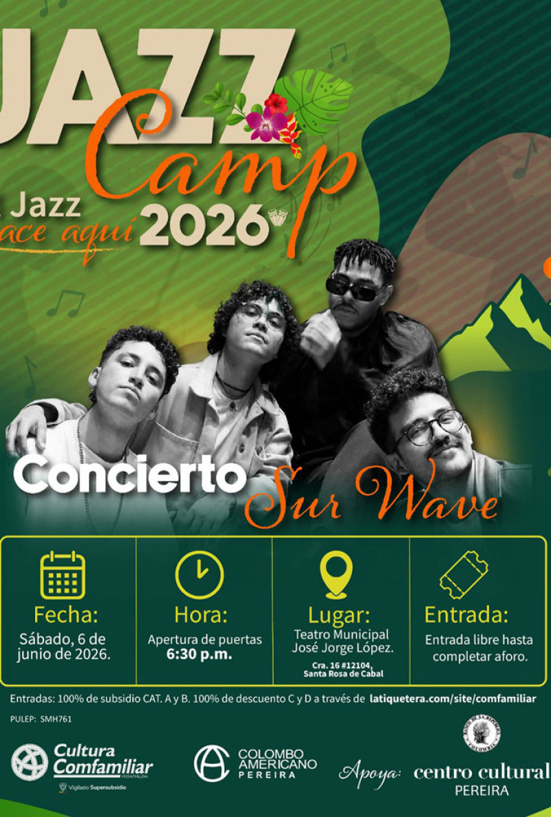 Clausura Jazz Camp – Sur Wave en Concierto Clausura Jazz Camp – Sur Wave en Concierto