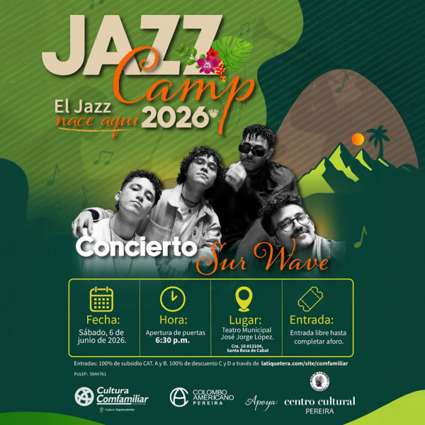 Clausura Jazz Camp – Sur Wave en Concierto Clausura Jazz Camp – Sur Wave en Concierto