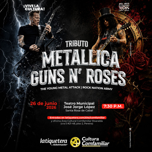 Tributo a Guns and Roses y Metallica - Santa Rosa de Cabal Tributo a Guns and Roses y Metallica - Santa Rosa de Cabal