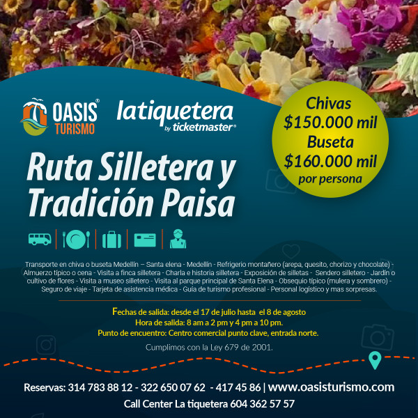 Ruta silletera y tradición paisa Ruta silletera y tradición paisa
