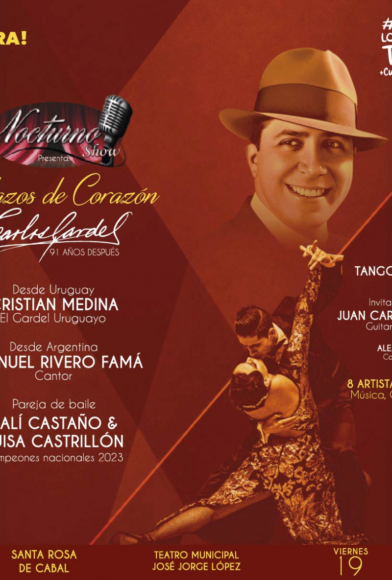 Carlos Gardel “Pedazos de Corazón” - Santa Rosa de Cabal Carlos Gardel “Pedazos de Corazón” - Santa Rosa de Cabal
