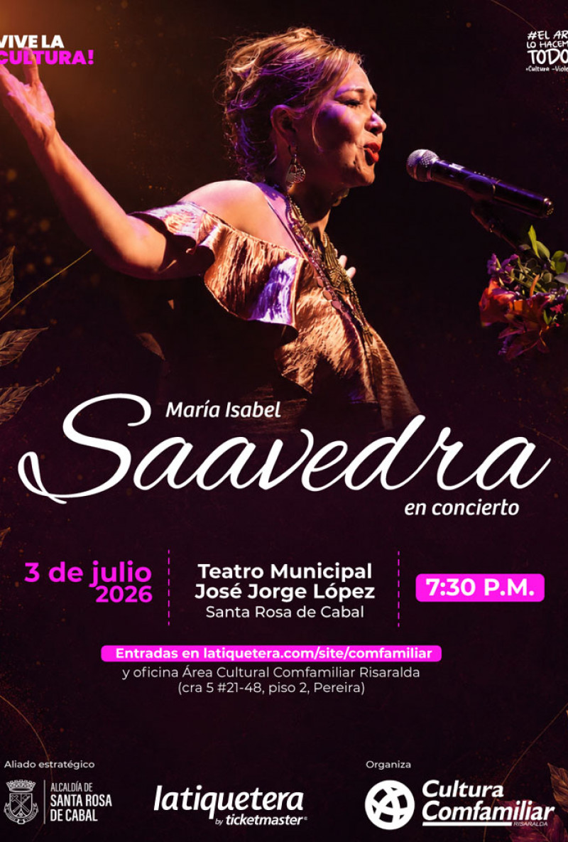 María Isabel Saavedra en Concierto - Santa Rosa de Cabal María Isabel Saavedra en Concierto - Santa Rosa de Cabal