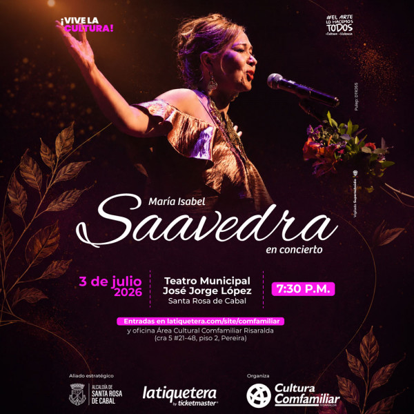 María Isabel Saavedra en Concierto - Santa Rosa de Cabal María Isabel Saavedra en Concierto - Santa Rosa de Cabal