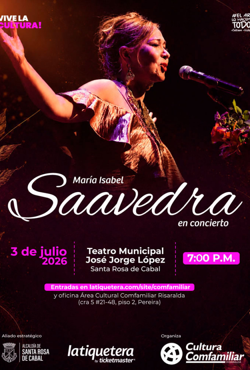 María Isabel Saavedra en Concierto - Santa Rosa de Cabal María Isabel Saavedra en Concierto - Santa Rosa de Cabal