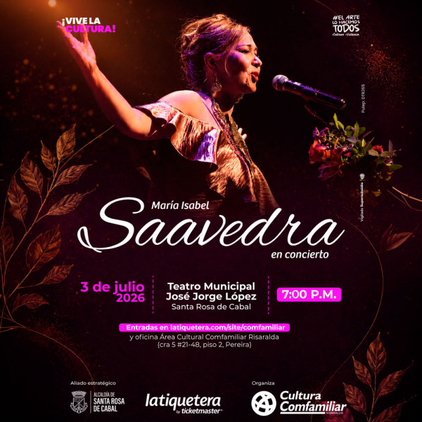 María Isabel Saavedra en Concierto - Santa Rosa de Cabal María Isabel Saavedra en Concierto - Santa Rosa de Cabal