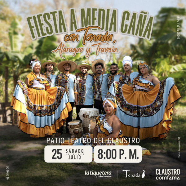 Fiesta a media caña con Tonada, Travesía y Atarugao Fiesta a media caña con Tonada, Travesía y Atarugao