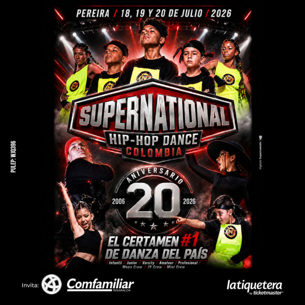 Supernational – Hip - Hop Dance Colombia 20 años Supernational – Hip - Hop Dance Colombia 20 años