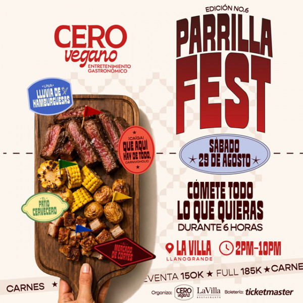 Parrilla Fest 2026 by Cero Vegano - All You Can Eat Parrilla Fest 2026 by Cero Vegano - All You Can Eat