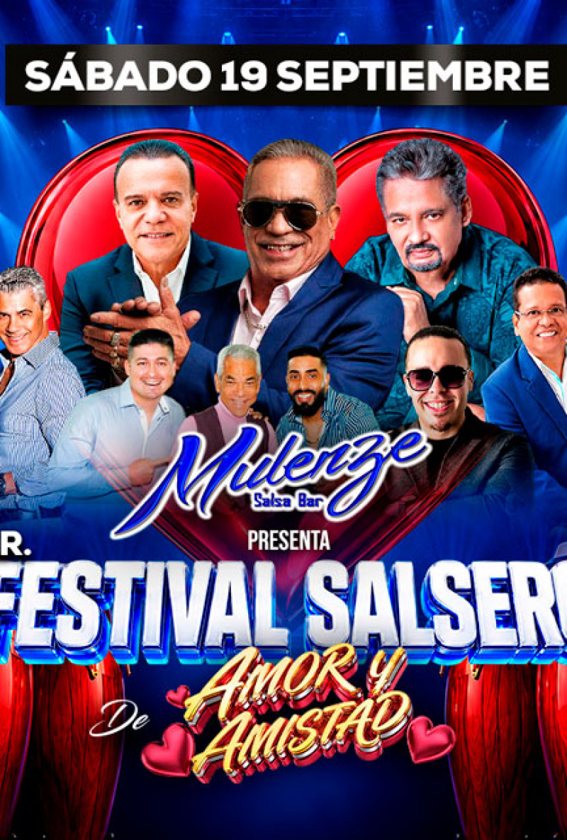 Mulenze Salsa Bar Presenta: 1er Festival Salsero de Amor y Amistad Mulenze Salsa Bar Presenta: 1er Festival Salsero de Amor y Amistad