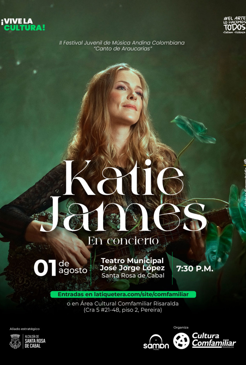 Katie James en concierto - Santa Rosa de Cabal Katie James en concierto - Santa Rosa de Cabal