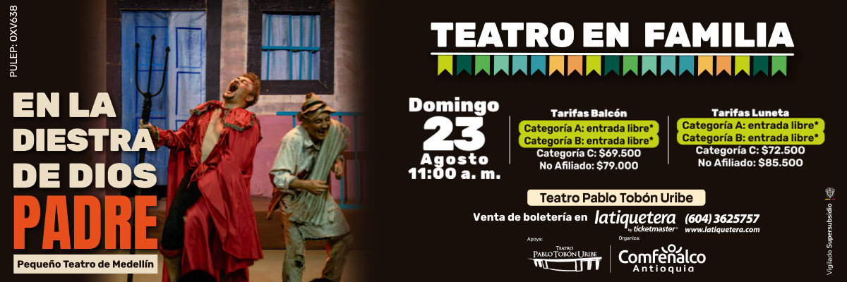 Teatro en familia: En la diestra de Dios padre Teatro en familia: En la diestra de Dios padre